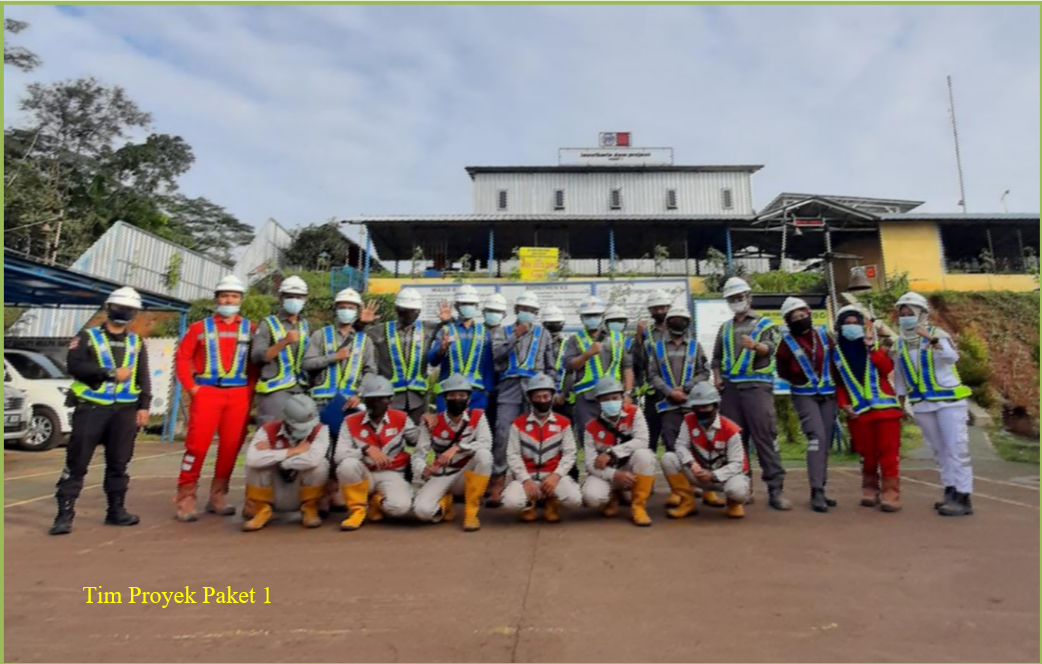 PROYEK BENDUNGAN LEUWIKERIS PAKET 1. Kontraktor PP – Bahagia Bangun Nusa, KSO. Penanganan Longsoran di Posisi Hilir dan Hulu Bendungan.