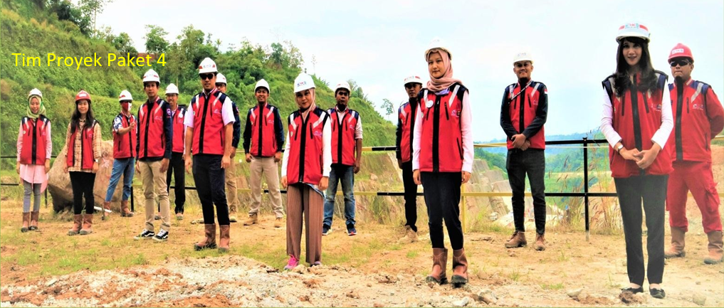 Proyek Pembangunan Bendungan Leuwikeris Paket-4   Kontraktor PT WASKITA KARYA (Persero)-PT HUTAMA KARYA (Persero)-PT BASUKI RAHMANTA PUTRA, (KSO)   Rencana Selesai Akhir Desember 2021.