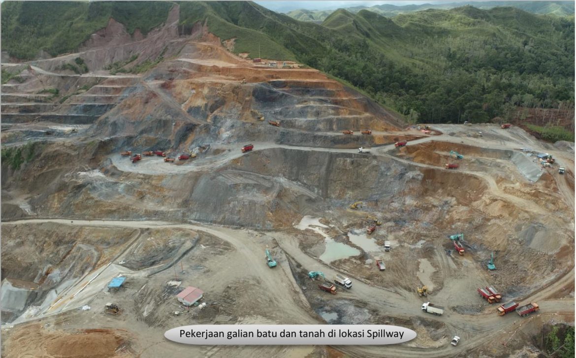 Pembangunan Bendungan Way Apu. Balai Wilayah Sungai Maluku
