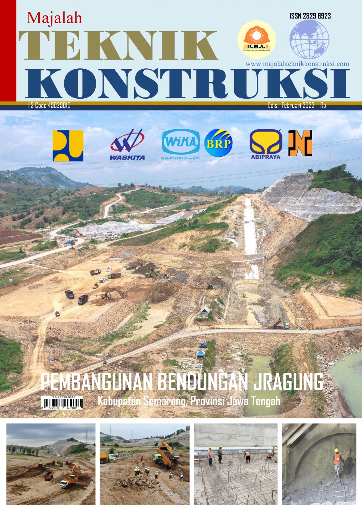 Majalah TEKNIK KONSTRUKSI – Pembangunan Bendungan Jragung di Kabupaten Semarang