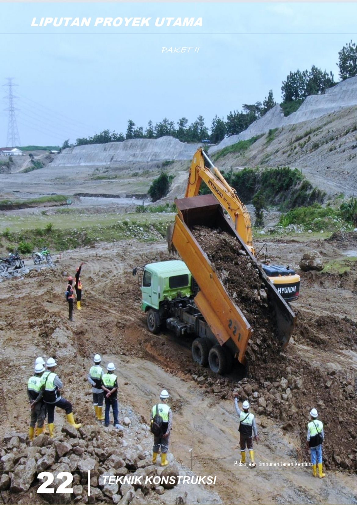 Pembangunan Bendungan Jragung Paket II – Pekerjaan Main Dam Sisi Kanan