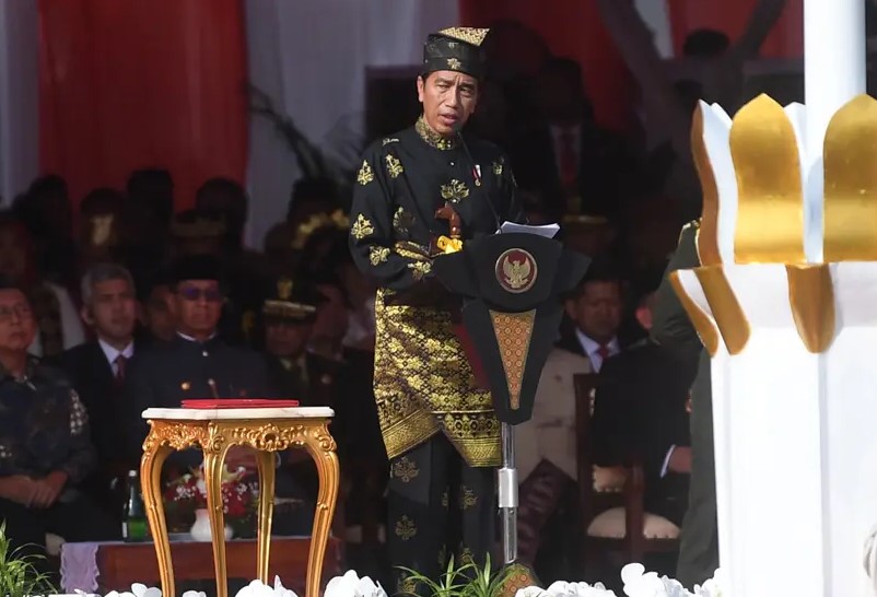 Presiden Joko Widodo memimpin Upacara Peringatan Hari Lahir Pancasila