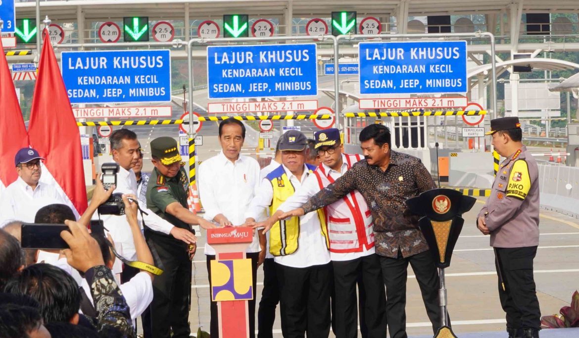 Presiden Jokowi Resmikan Jalan Tol Pamulang-Cinere-Raya Bogor
