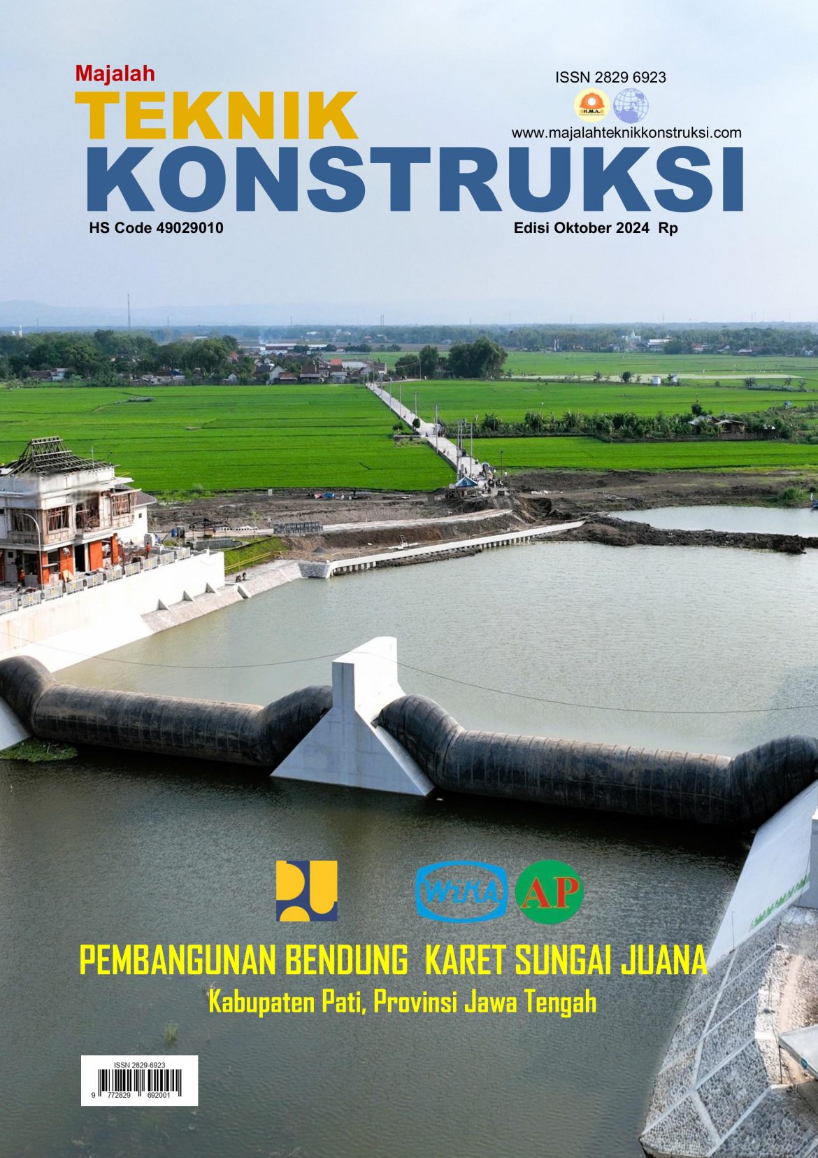 Pembangunan Bendung Karet Sungai Juana – Kontraktor Pelaksana Wika-Ananda, KSO.