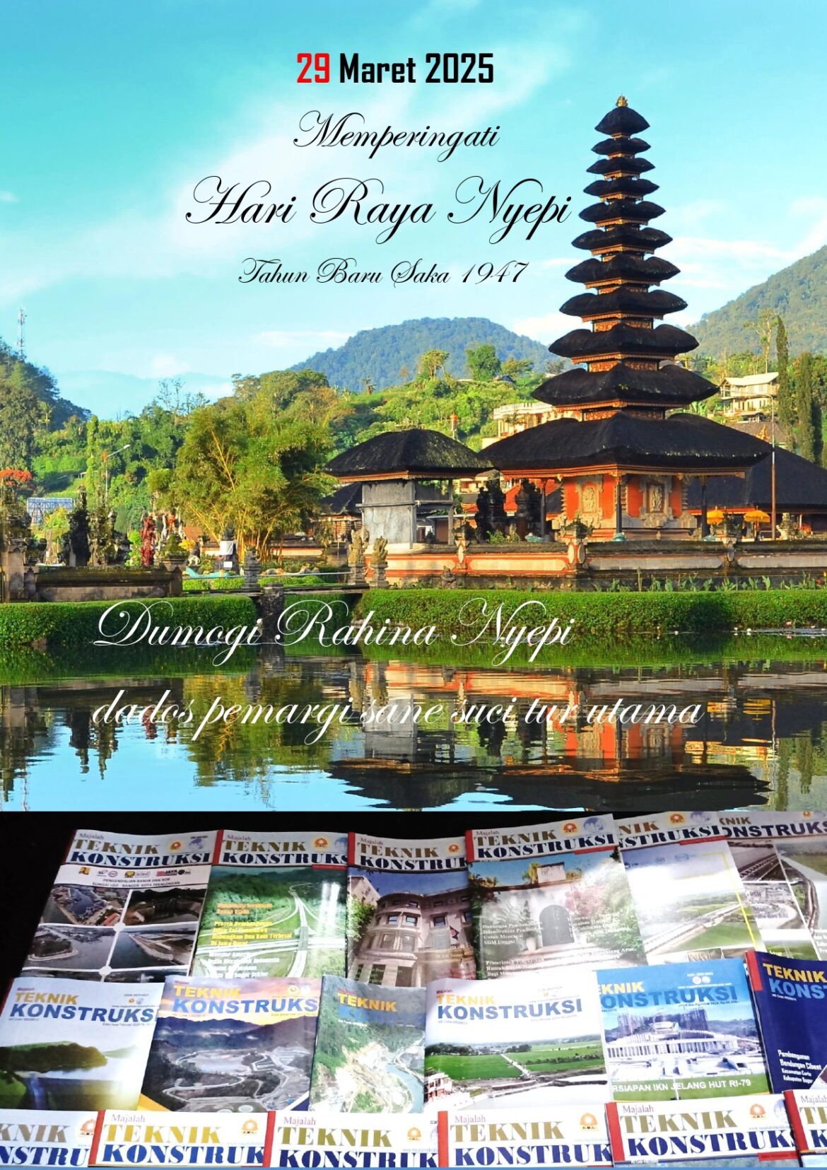 29 Maret 2025 Memperingati Hari Raya Nyepi