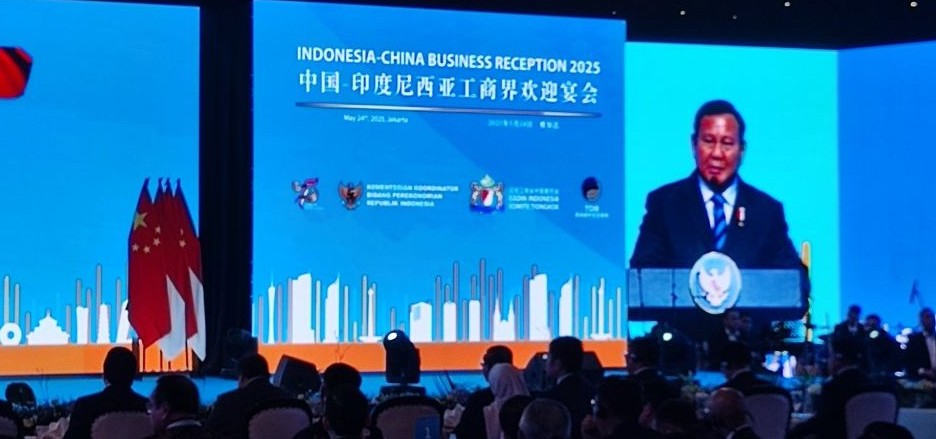 Presiden Prabowo Subianto dan Perdana Menteri RRT Li Qiang hadiri “Indonesia-China Business Reception 2025.”